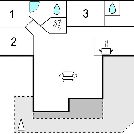 Three-bedroom Holiday In Semesterbostad Oksbøl